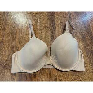 Wacoal Back Appeal Seamless Underwire T-Shirt Bra Size 34D Beige Lux Comfort